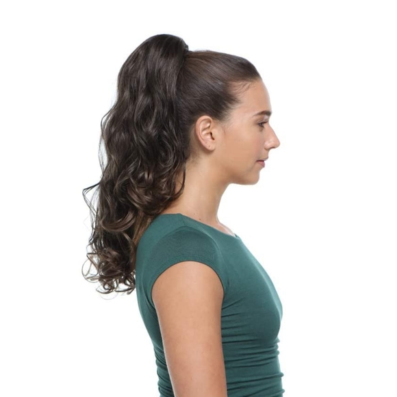 New! 20" Dark Brown Pony Tail - Picture 1 of 5